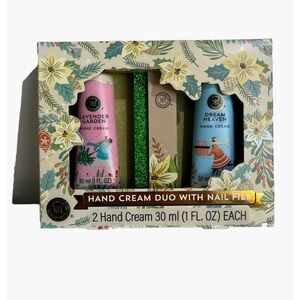 Hand Cream Duo With Nail File 2 Hand Cream 30 ml Each Gift Set Vegan Friendly